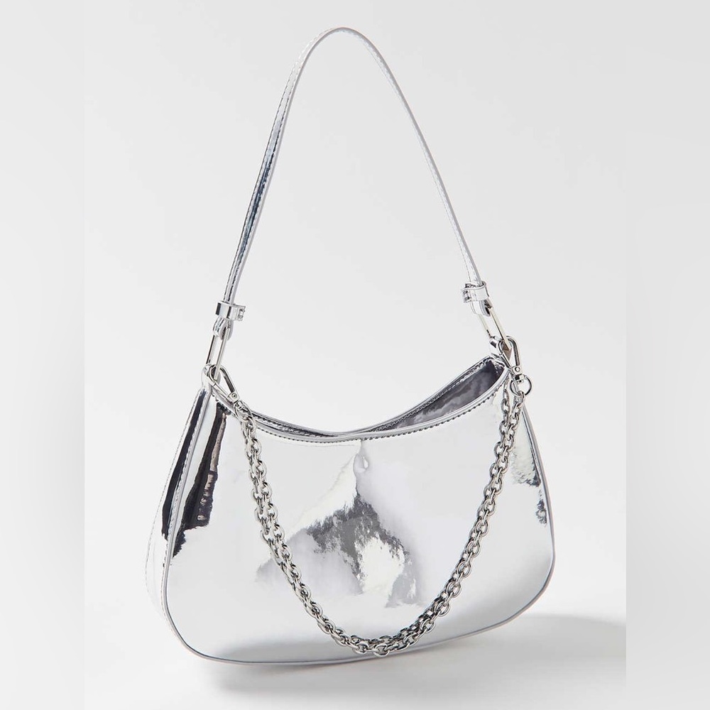 Urban Outfitters Metallic Silver Purse